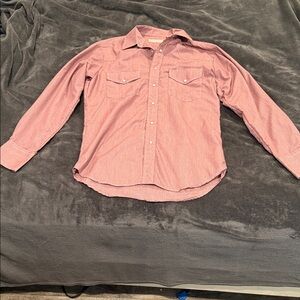 Roper Men's Burgundy Button-Down Shirt